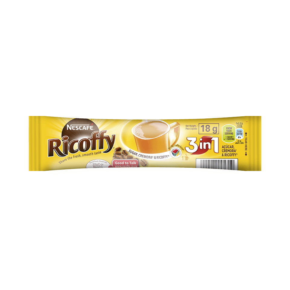 NESCAFÉ RICOFFY 3 in 1 Sachets | Nescafe South Africa